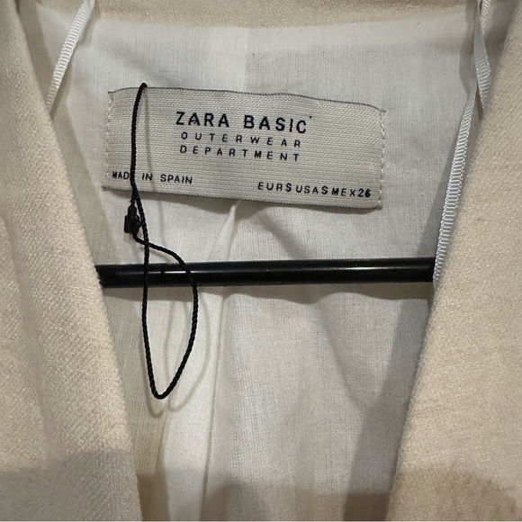 Zara NWOT Open Southwestern “Tribal Linen Coat” - Picture 5 of 5